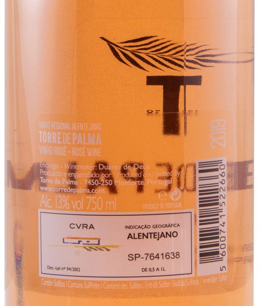 2019 Torre de Palma rosé