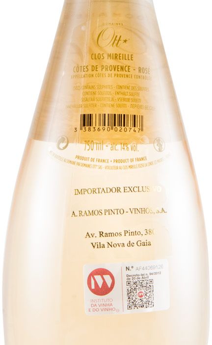 2019 Domaines Ott Clos Mireille Côtes de Provence rosé