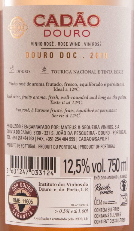 2019 Cadão rosé