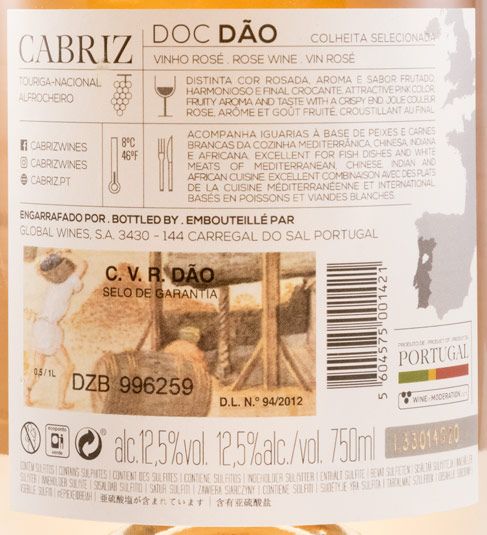 2019 Cabriz rosé