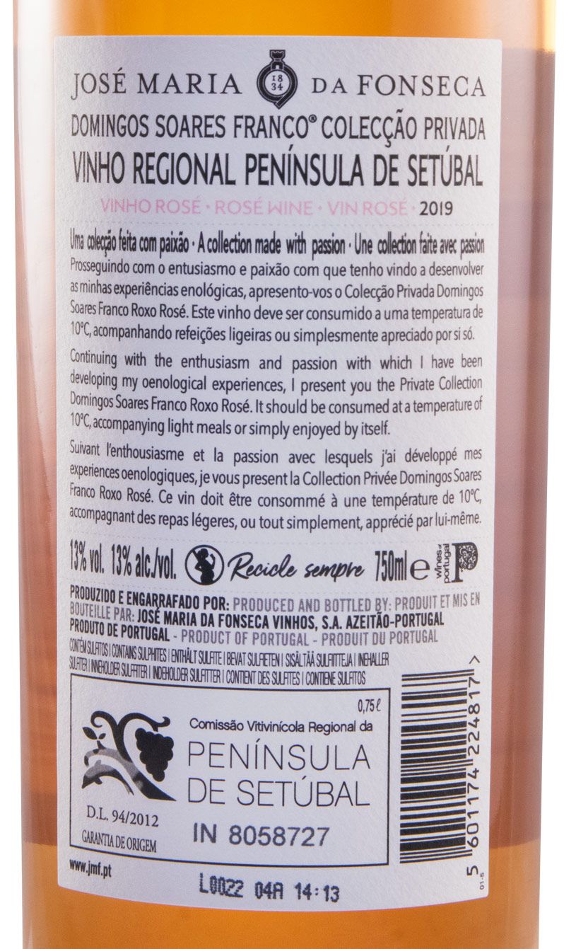 2019 Domingos Soares Franco Roxo rosé