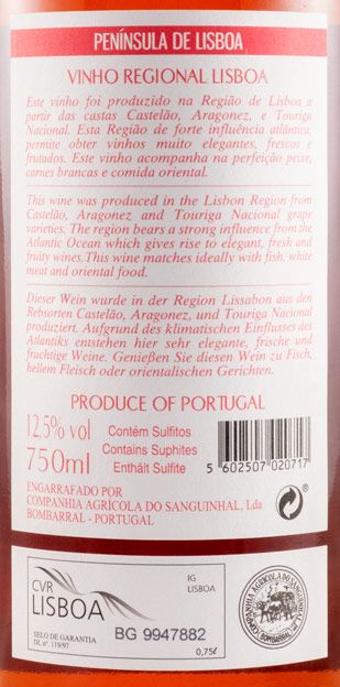 2017 Península de Lisboa rosé