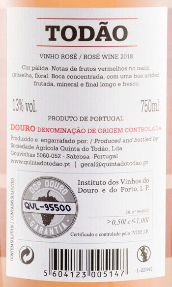 2018 Todão rosé