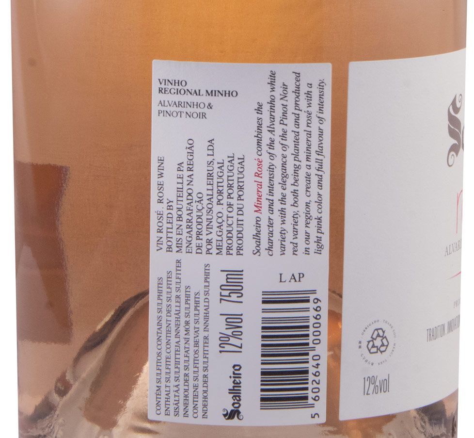 2020 Soalheiro Alvarinho rosé