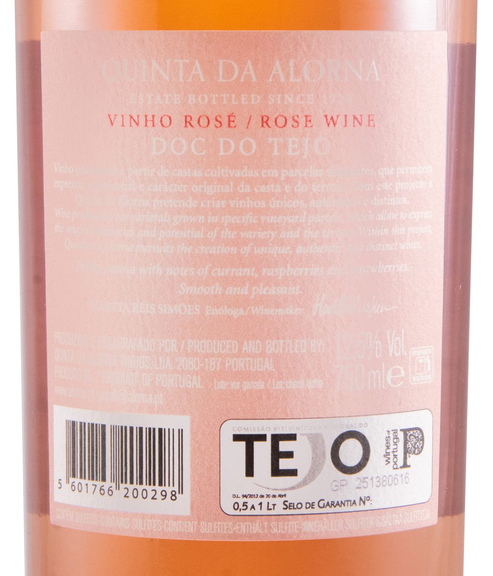 2020 Quinta da Alorna Touriga Nacional rosé