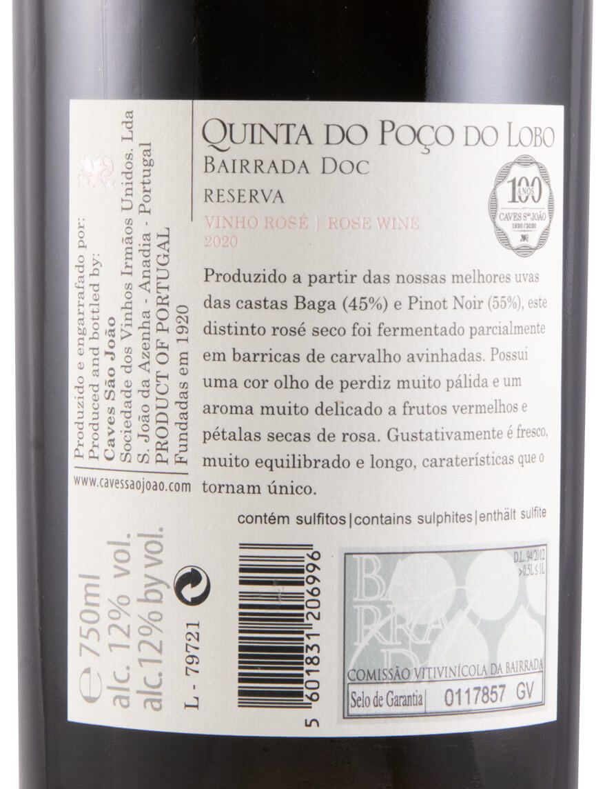 2020 Quinta do Poço do Lobo Reserva rosé