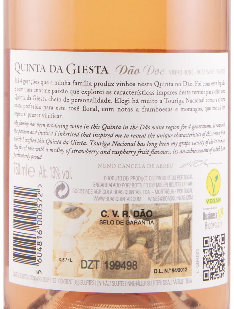 2020 Quinta da Giesta rosé