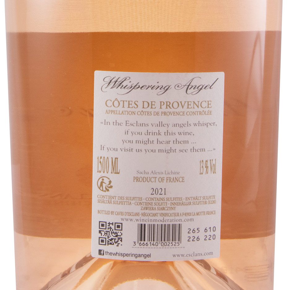 2021 Château d'Esclans Whispering Angel Côtes de Provence rosé 1,5L