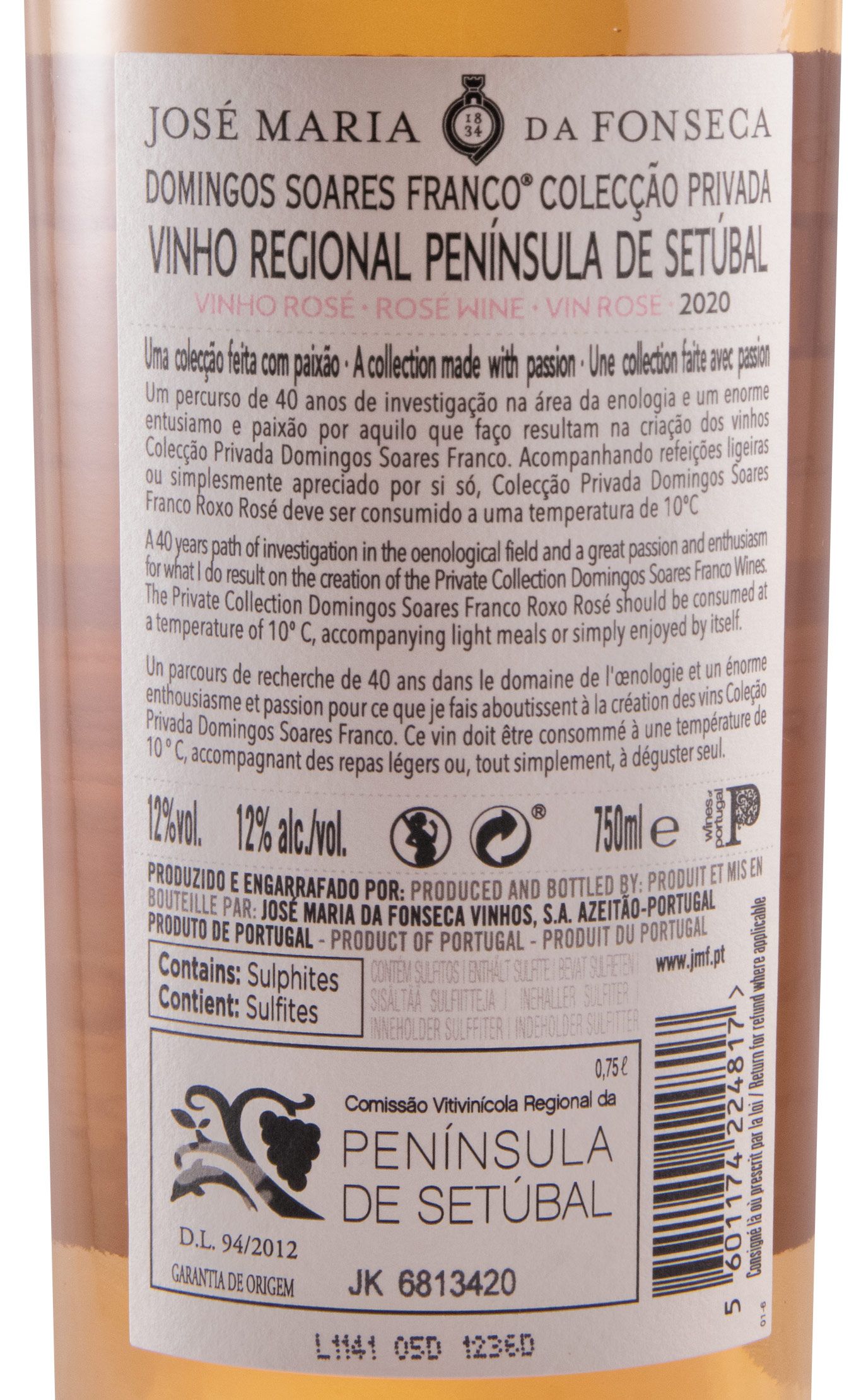 2020 DSF Roxo Colecção Privada Limited Edition rosé