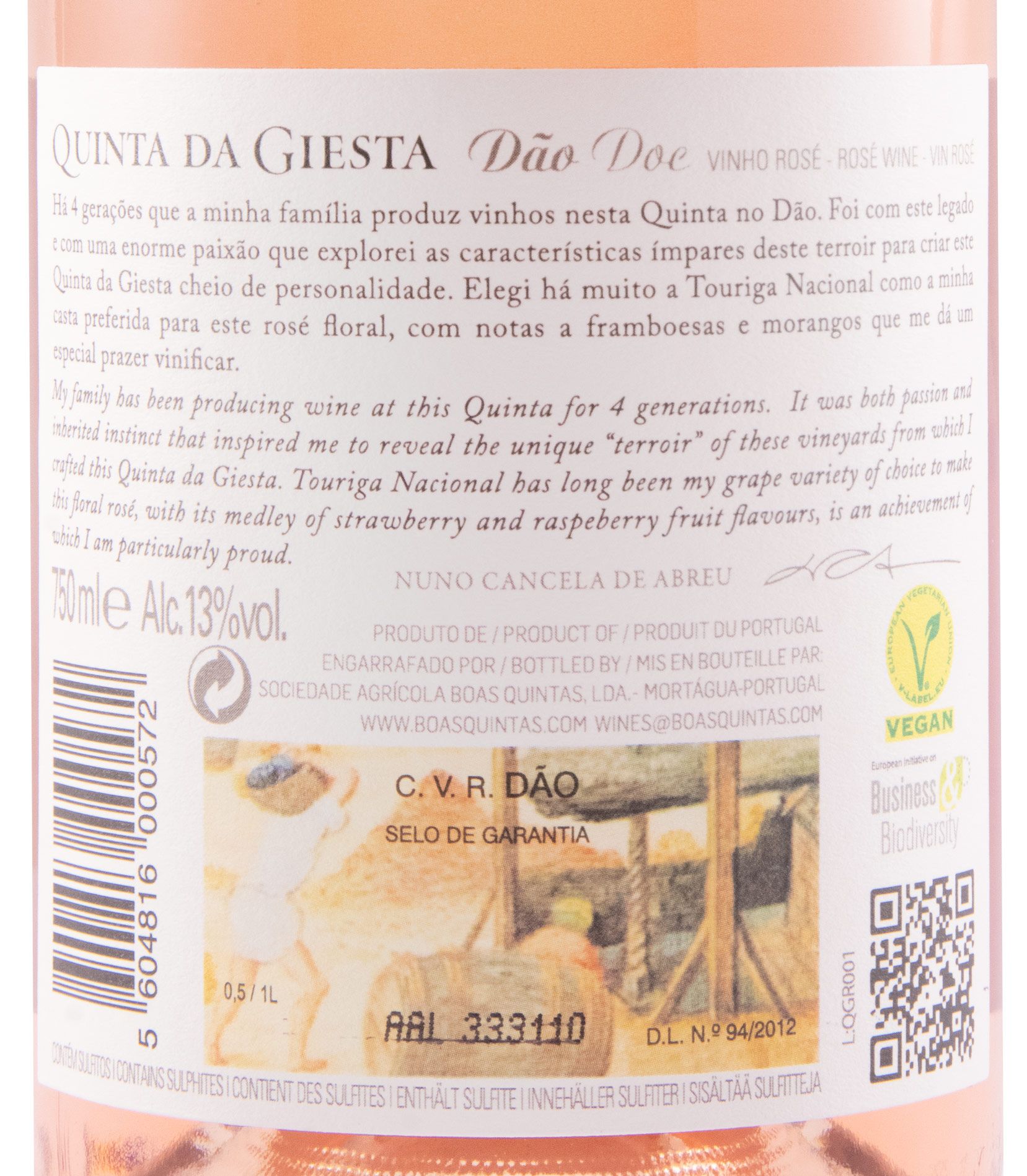 2021 Quinta da Giesta rosé