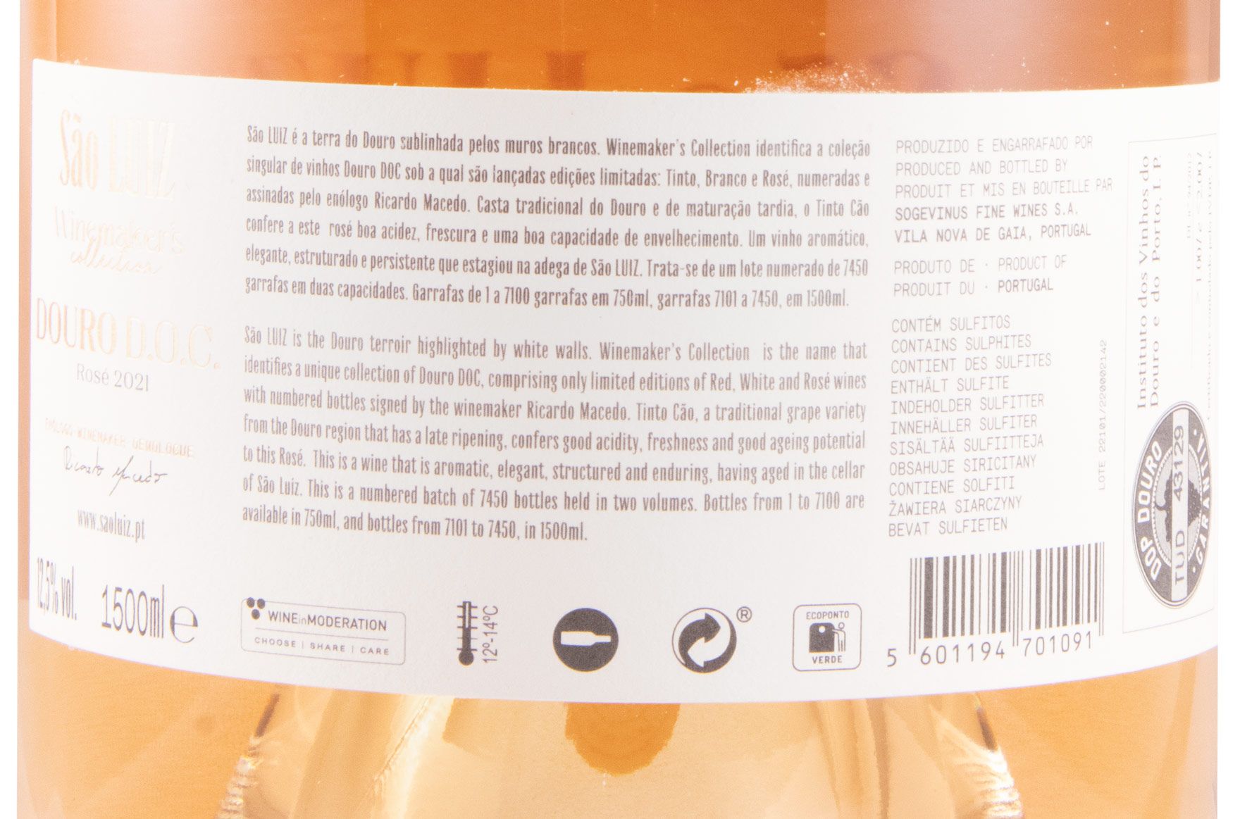 2021 Kopke São Luiz Winemaker's Collection Tinto Cão rosé 1.5L