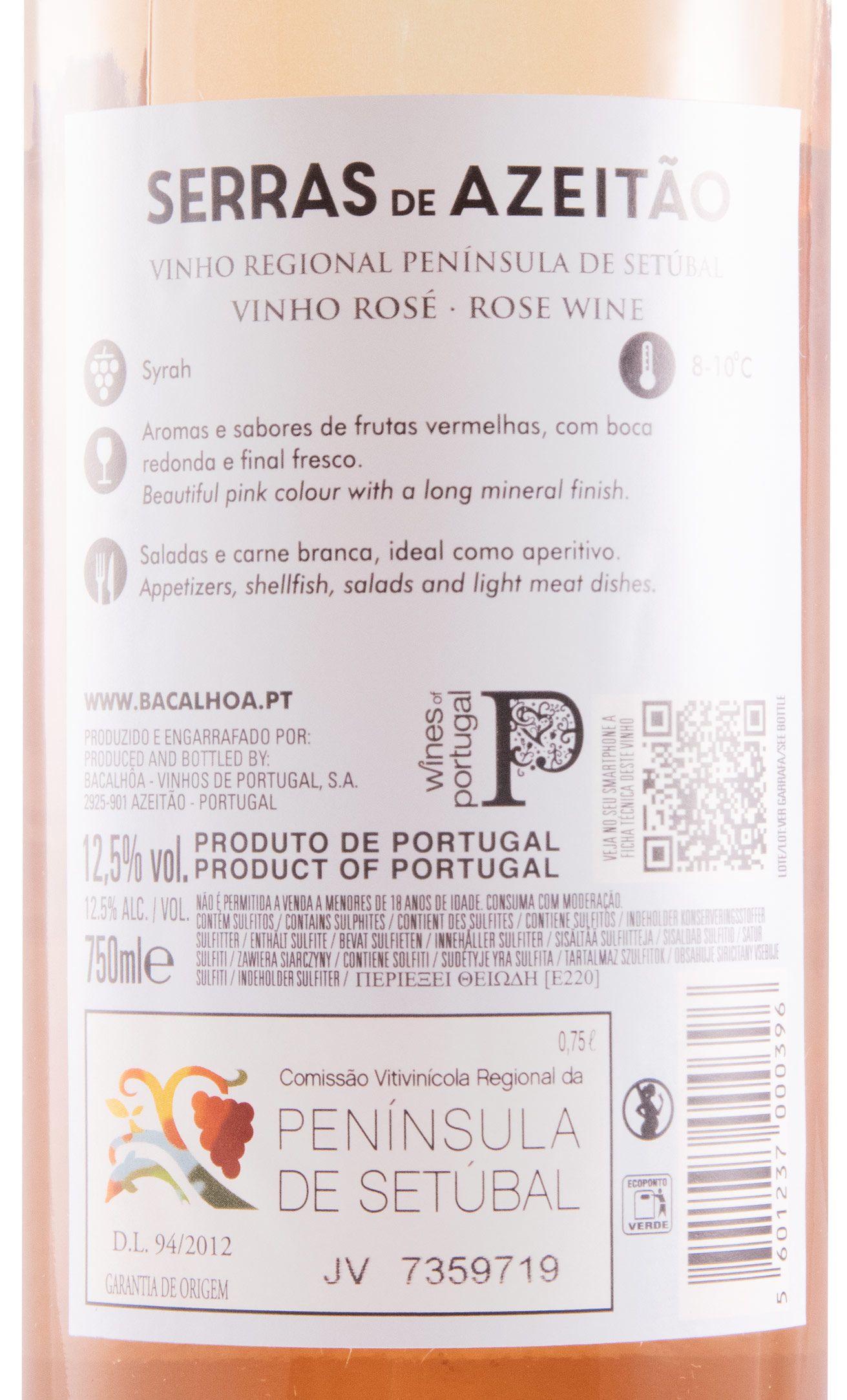 2021 Serras de Azeitão rosé
