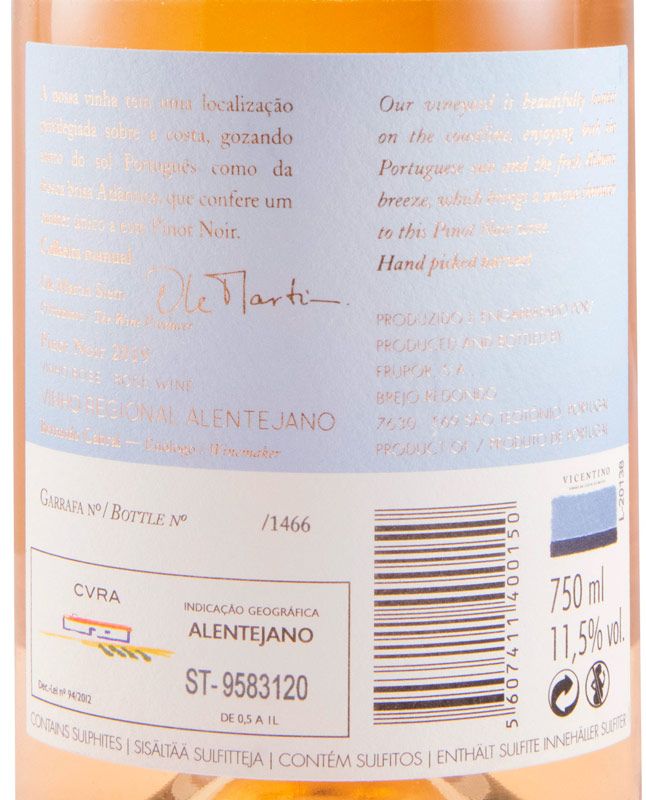2019 Vicentino Pinot Noir rosé