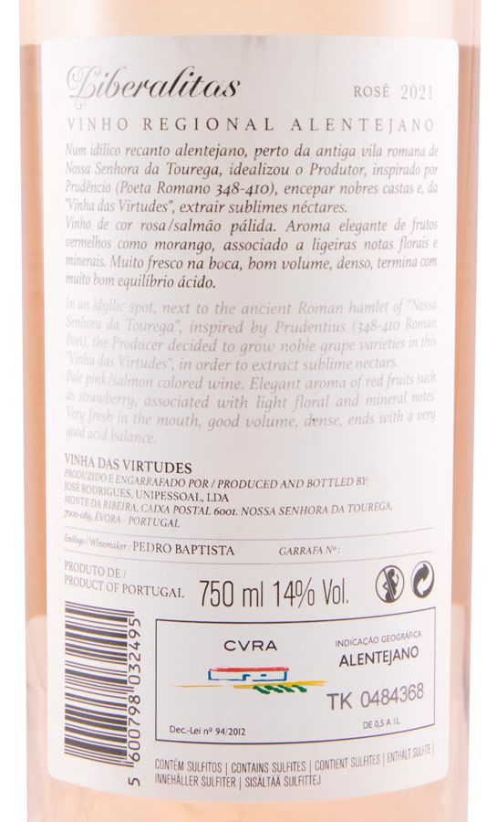 2021 Liberalitas rosé
