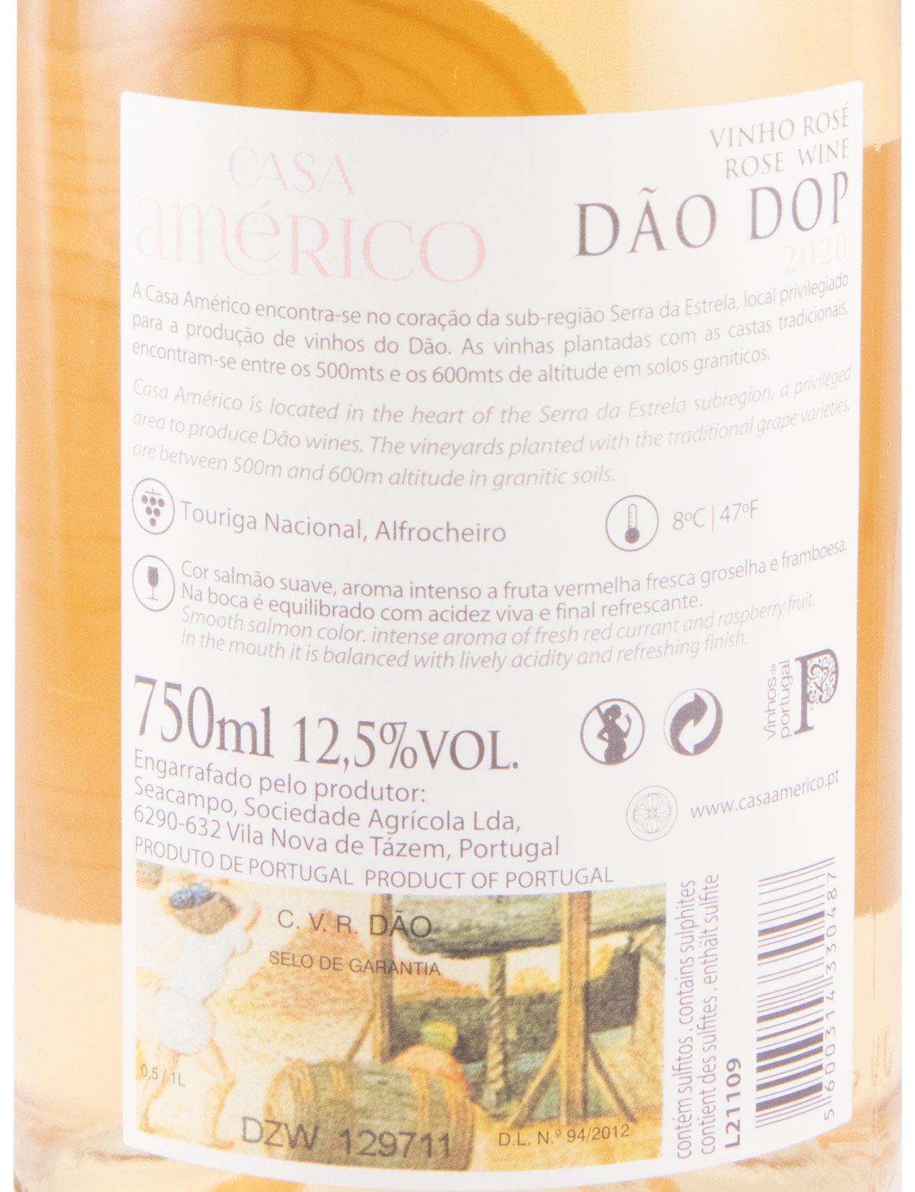 2020 Casa Américo rosé