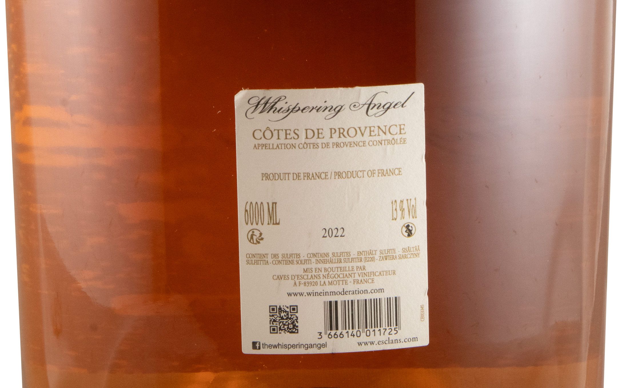 2022 Château d'Esclans Whispering Angel rosé 6L