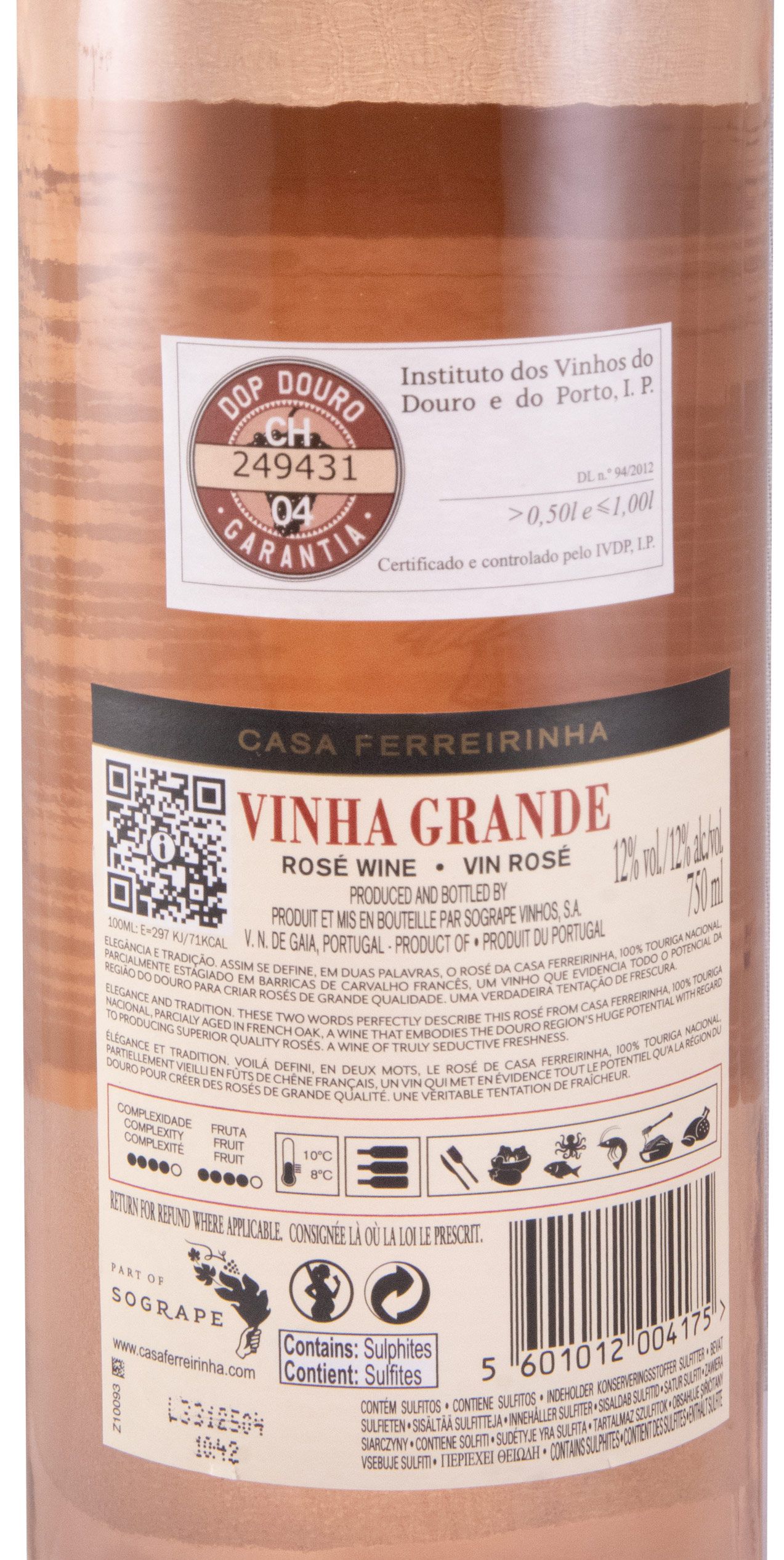 2022 Casa Ferreirinha Vinha Grande rosé