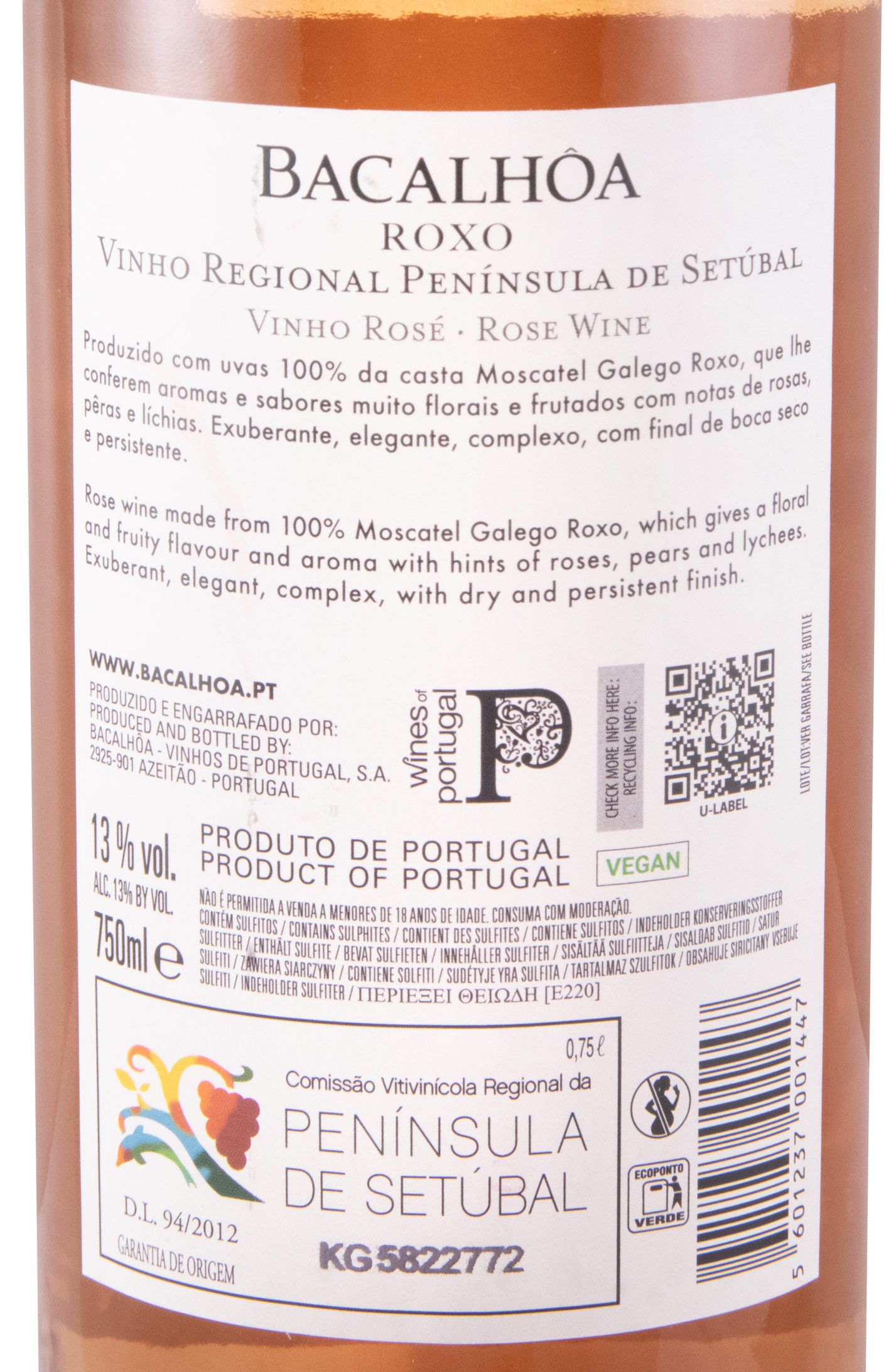 2022 Bacalhôa Roxo rosé