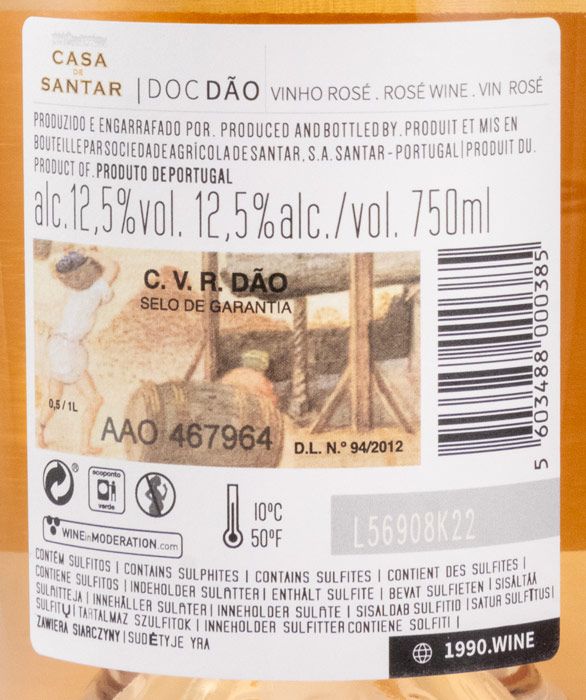 2021 Casa de Santar rosé