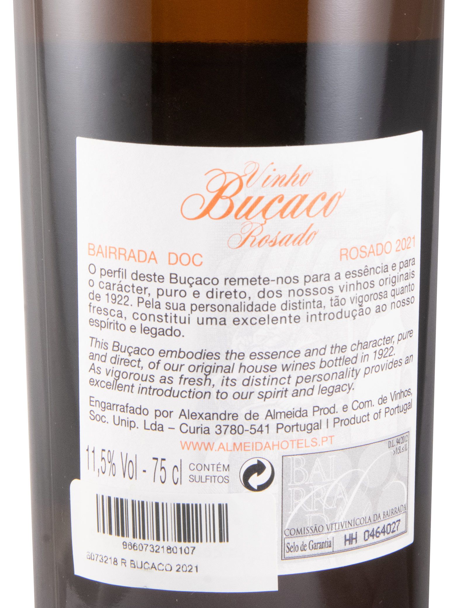 2021 Buçaco rosé