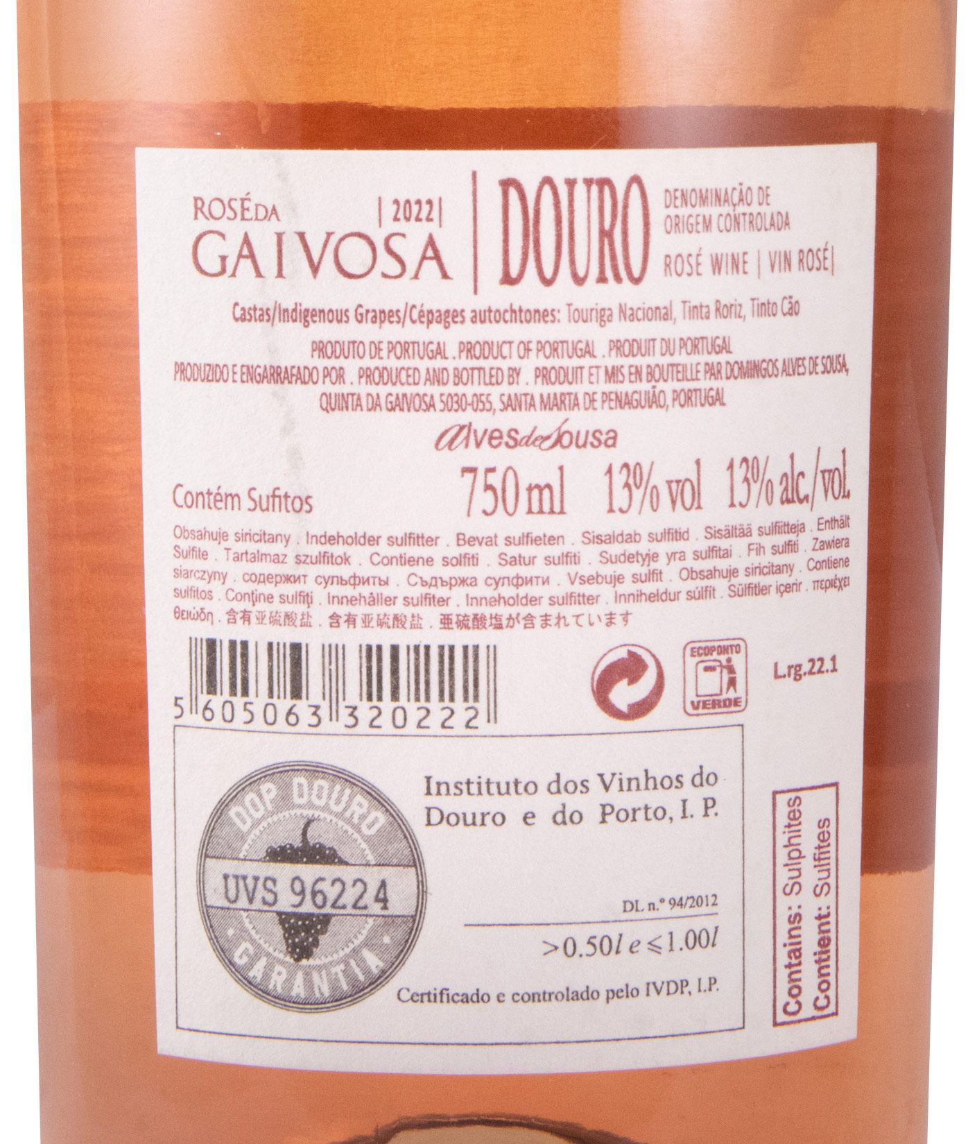 2022 Quinta da Gaivosa Rosé da Gaivosa rosé