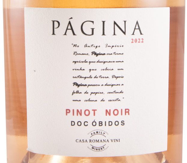 2022 Página Pinot Noir rosé