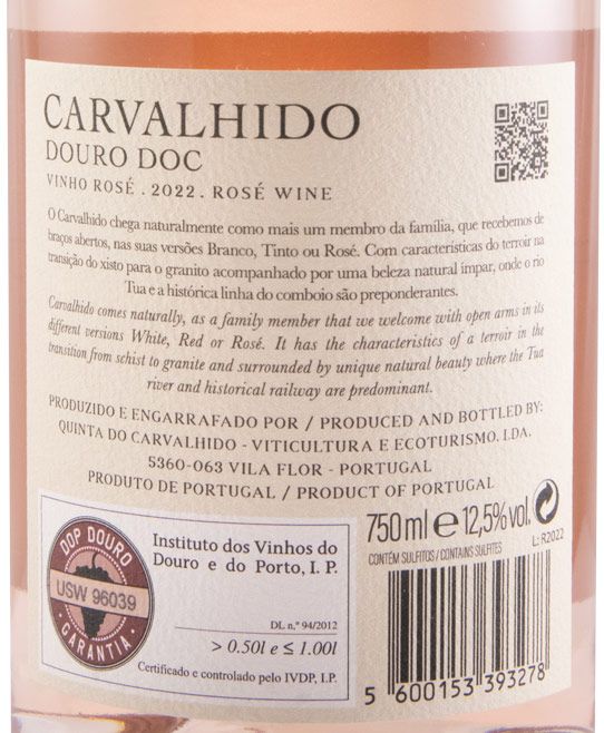 2022 Carvalhido rosé (damaged label)