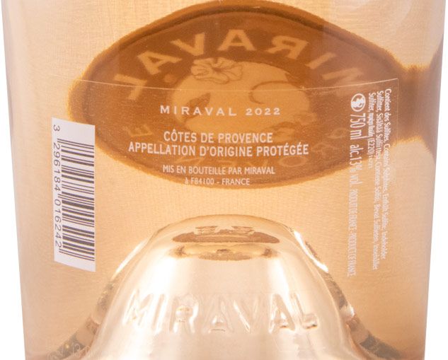 2022 Miraval Côtes de Provence rosé