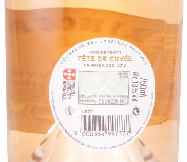 2019 Principal Tète de Cuvée Pinot Noir rosé