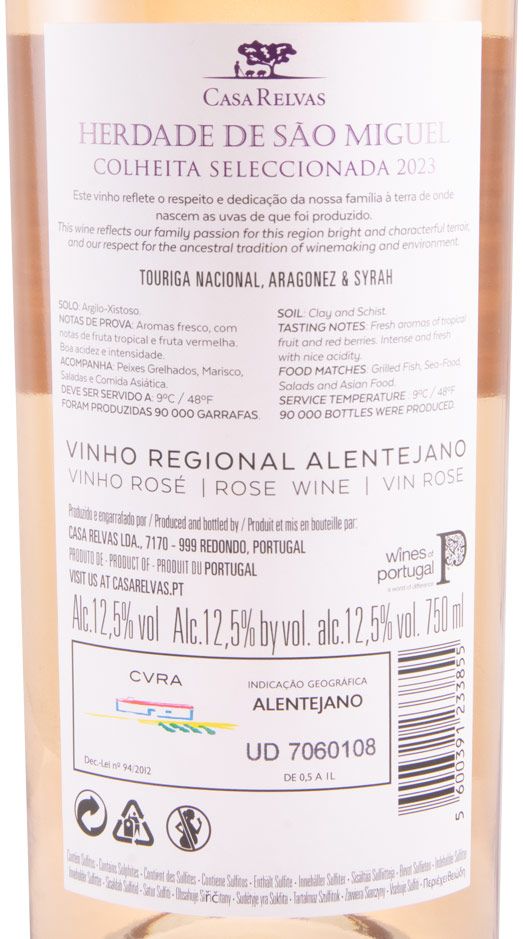 2023 Herdade de São Miguel Colheita Seleccionada rosé