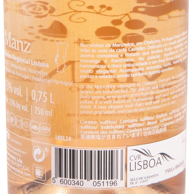 2023 Manz rosé
