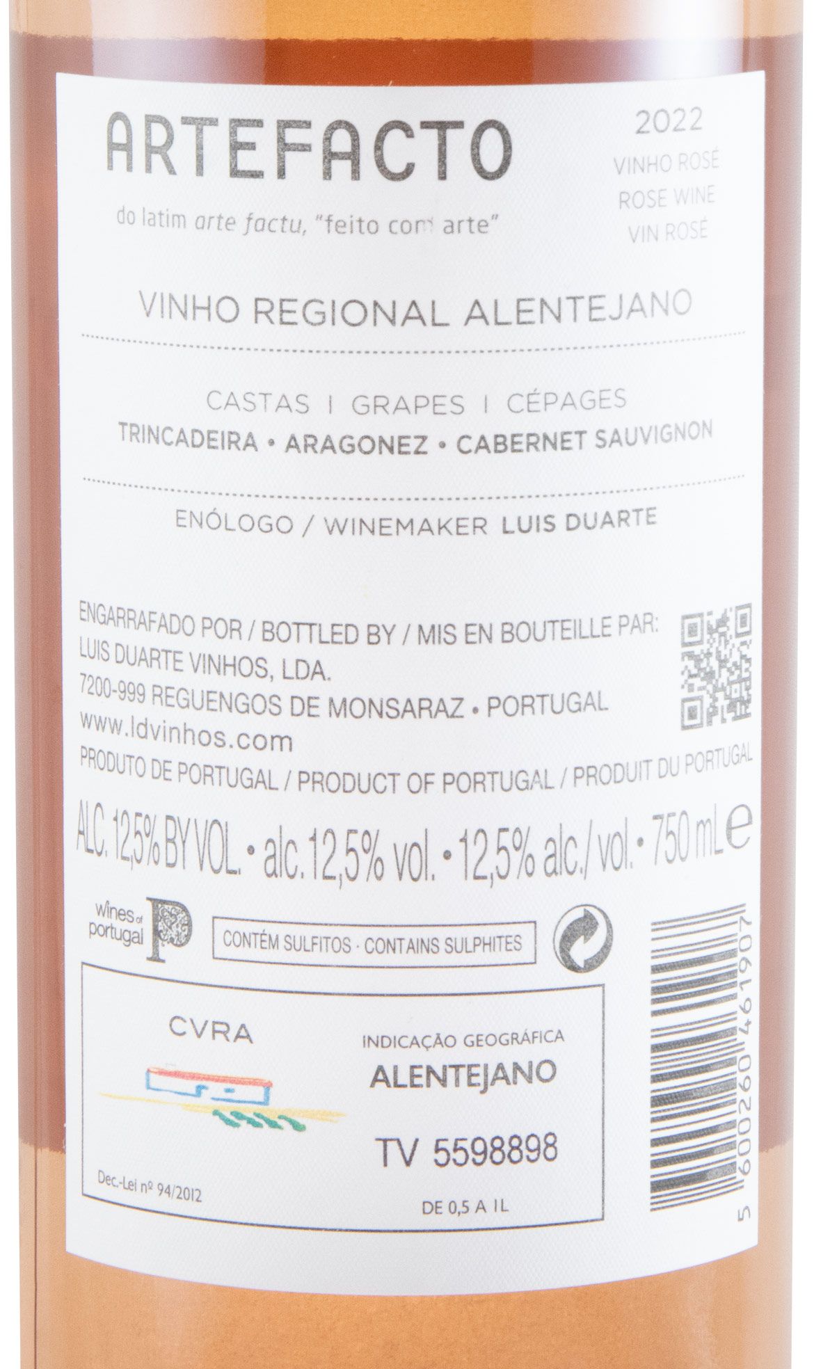 2022 Artefacto rosé