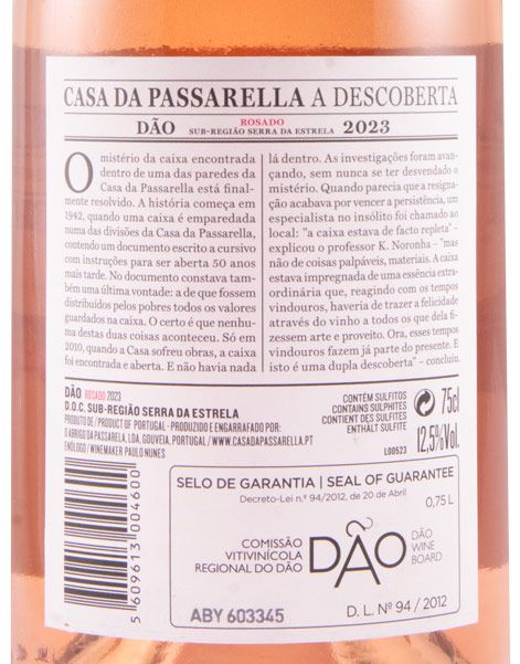 2023 Casa da Passarella A Descoberta rosé