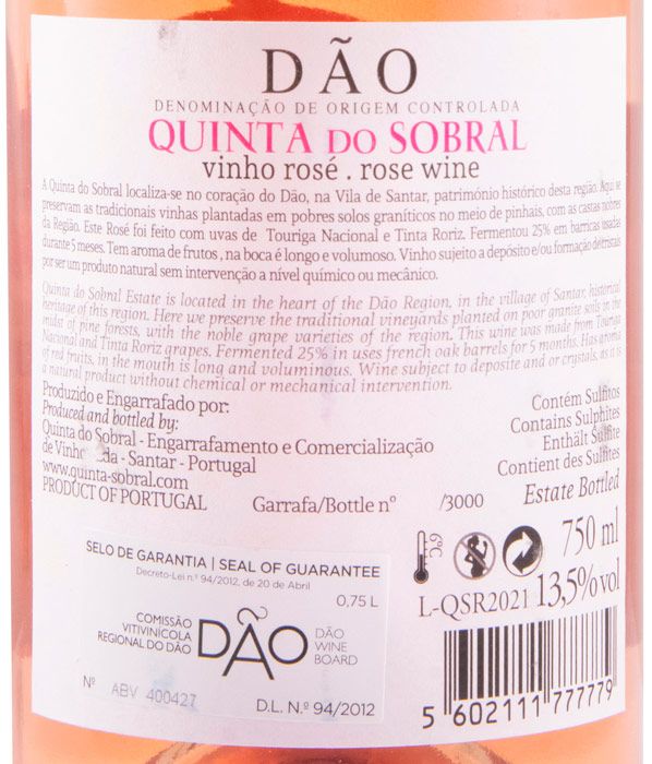 2023 Quinta do Sobral rosé