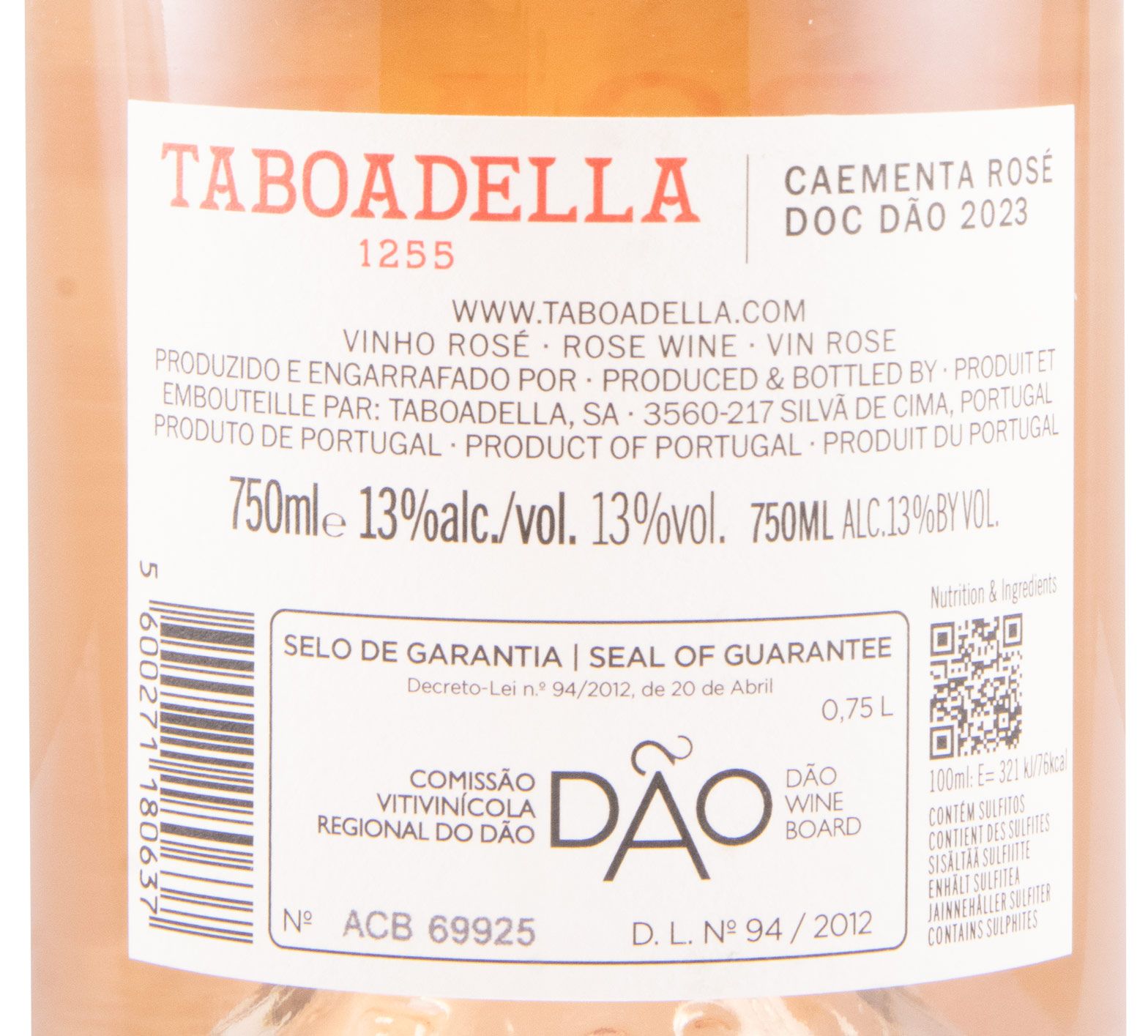 2023 Taboadella Caementa rosé