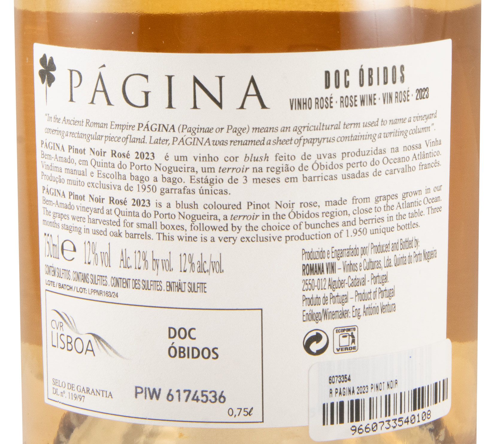 2023 Página Pinot Noir rosé
