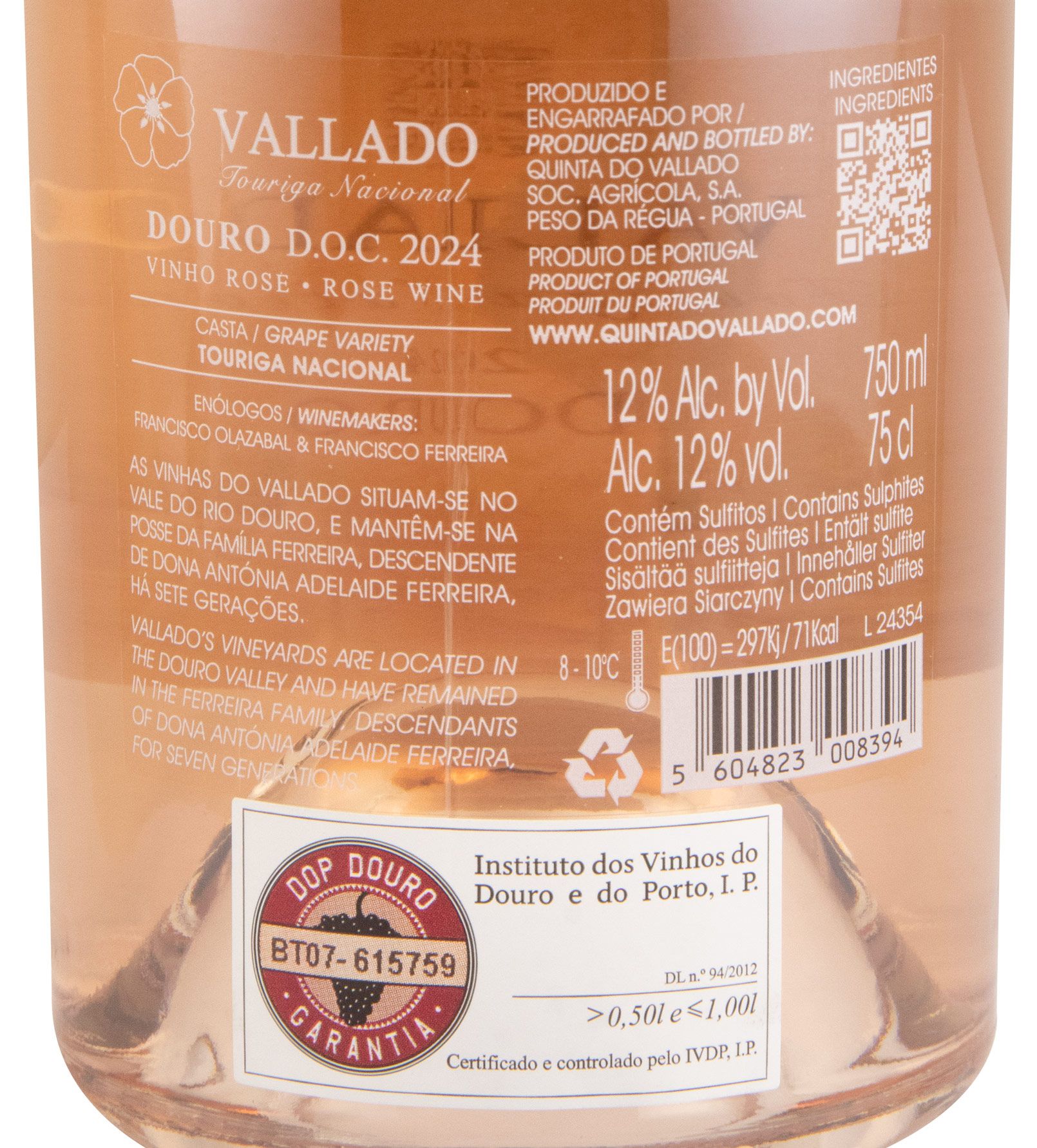 2024 Vallado rosé