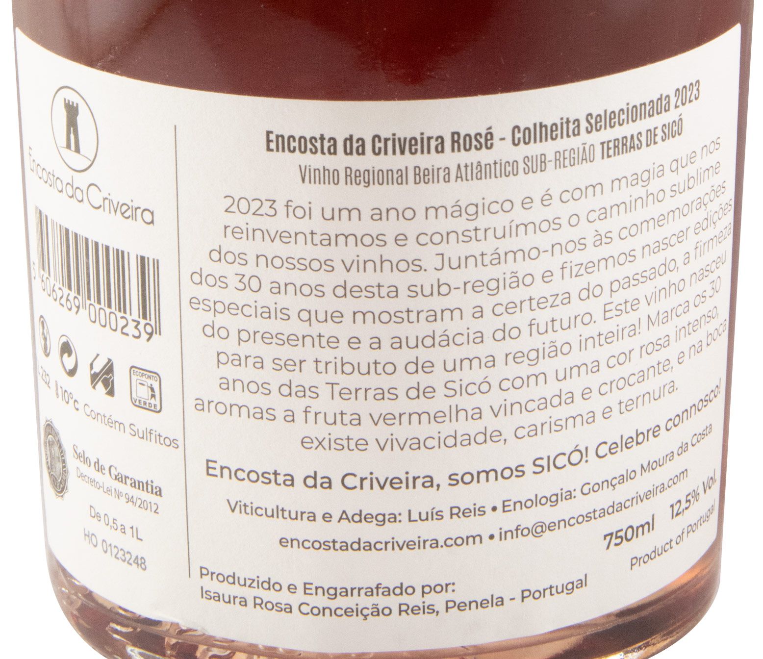 2023 Encosta da Criveira Terras de Sicó rosé