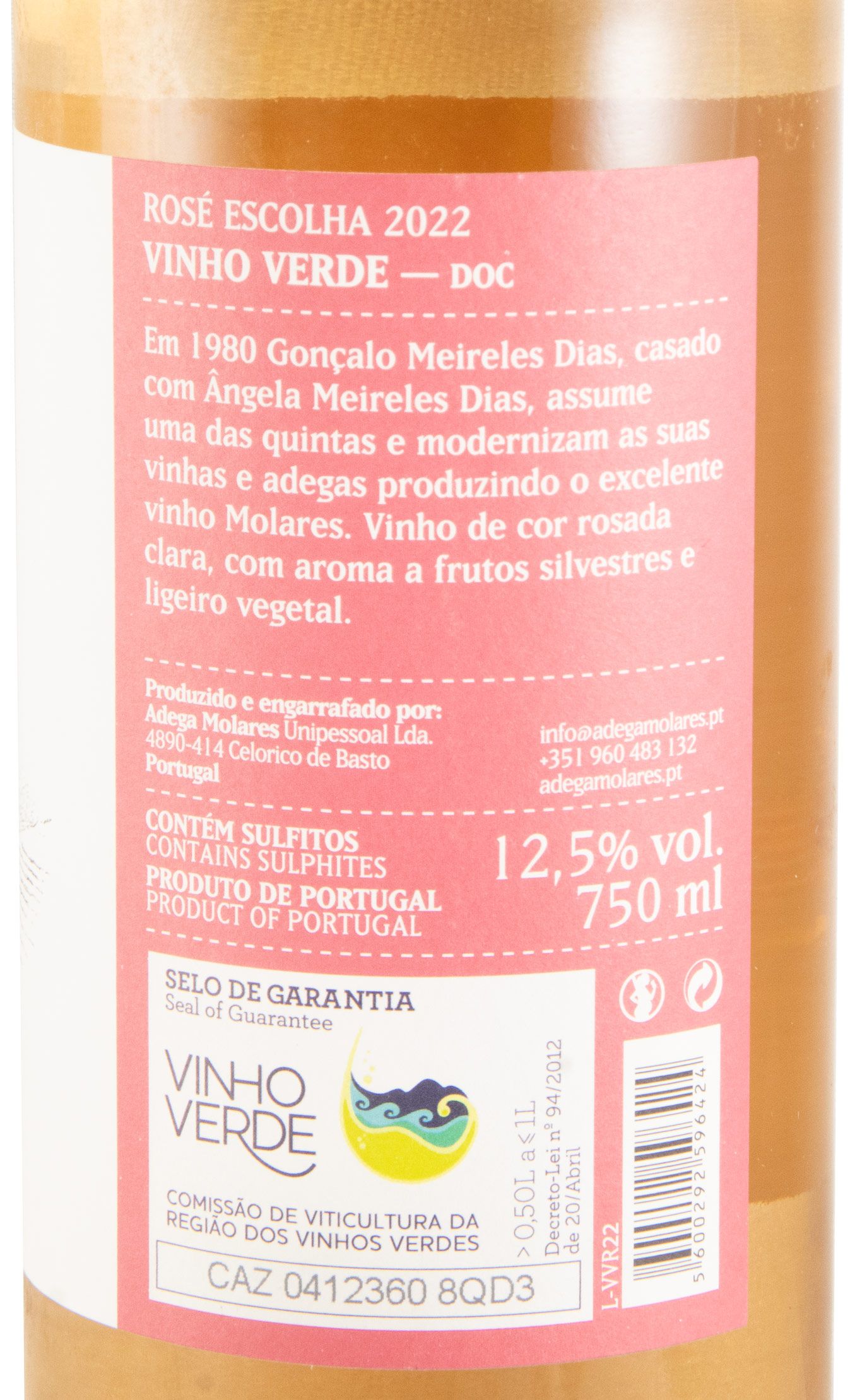 2022 Molares Escolha rosé