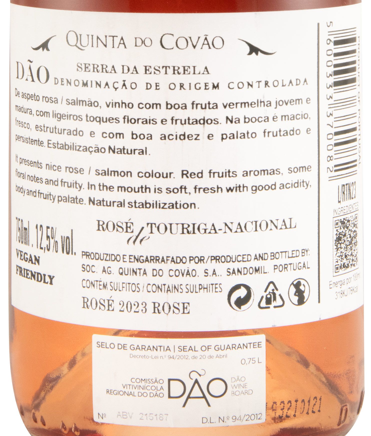 2023 Quinta do Covão Touriga Nacional rosé