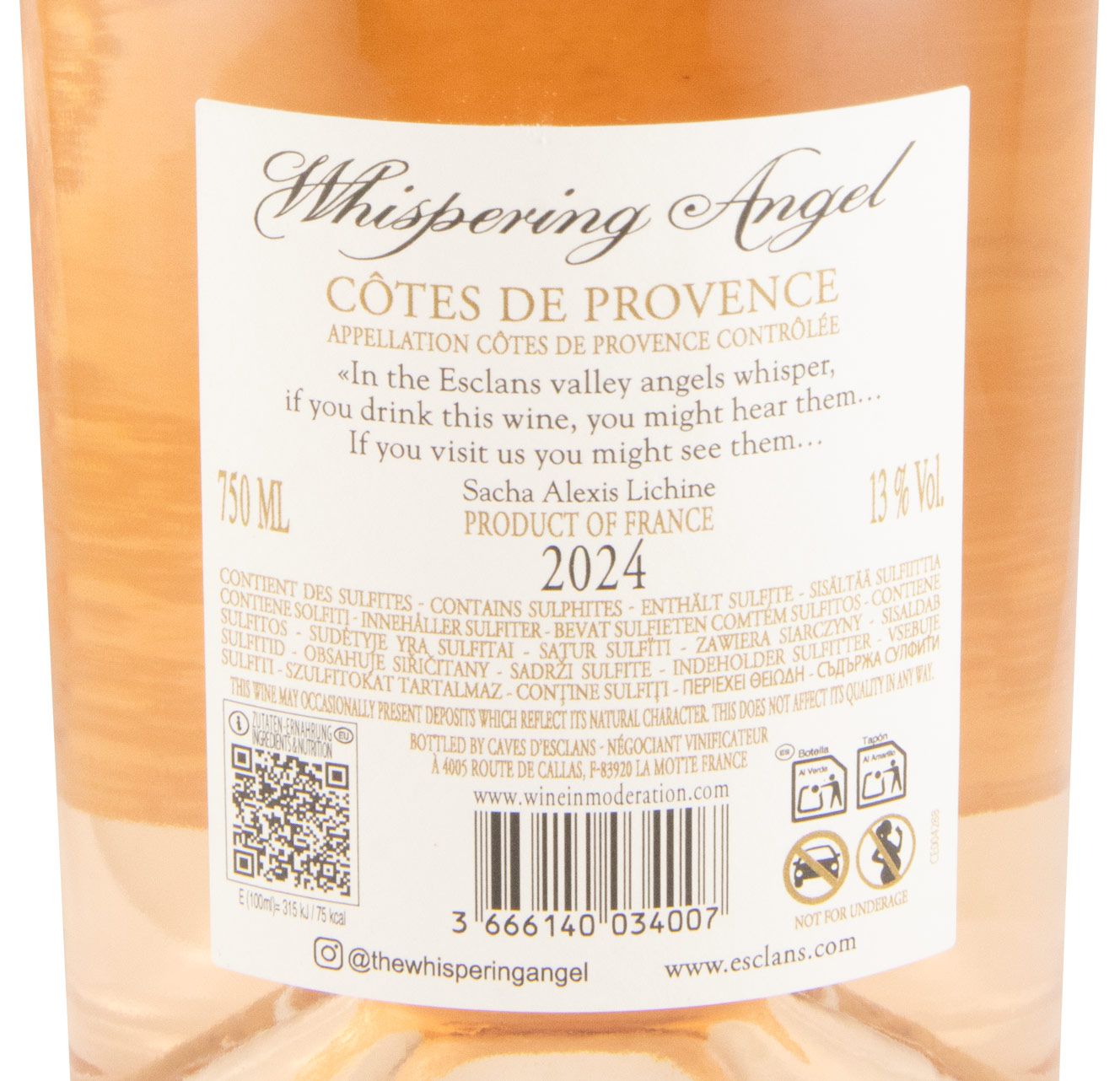 2024 Château d'Esclans Whispering Angel Côtes de Provence rosé