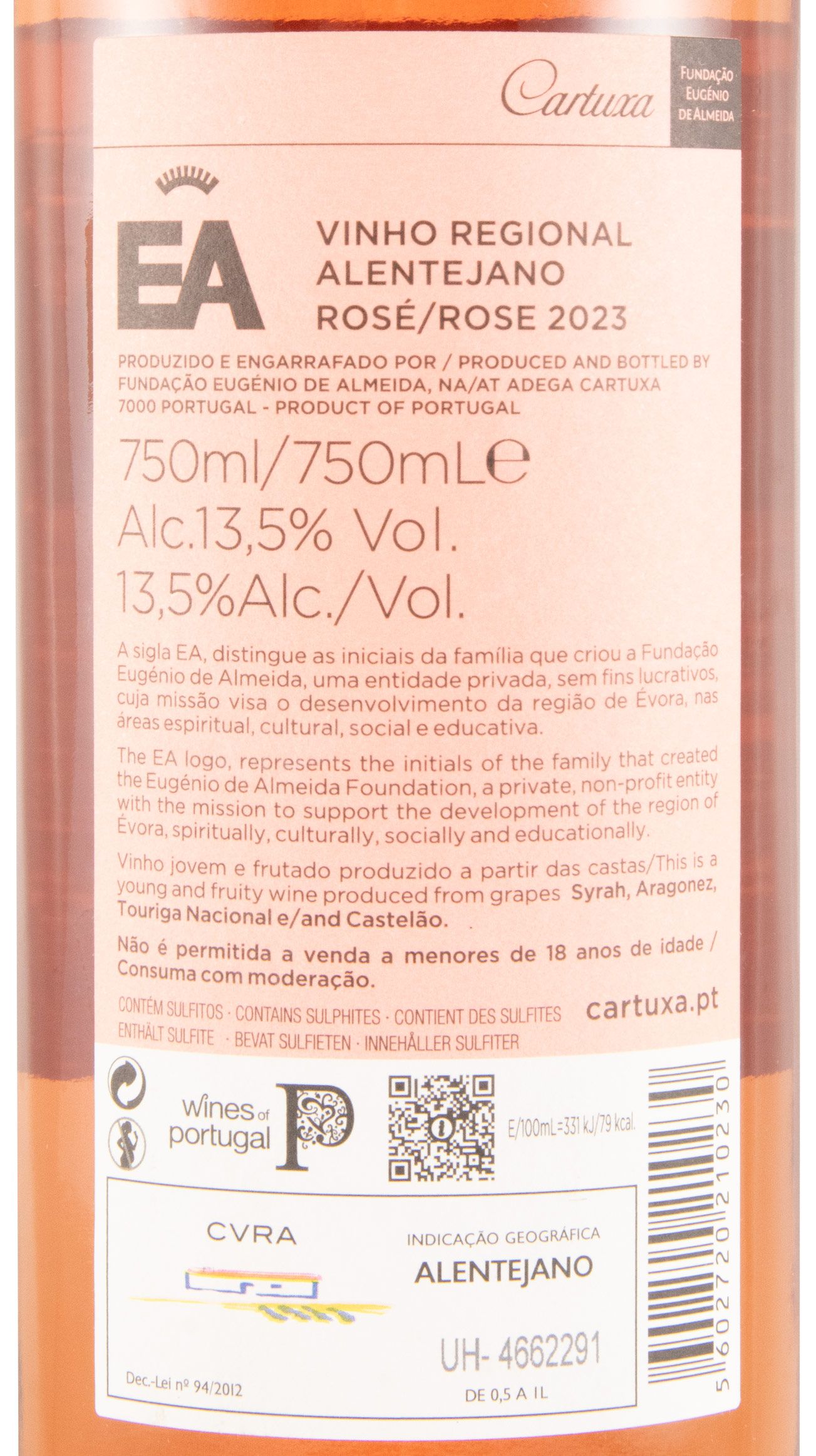 2023 Fundação Eugénio de Almeida EA rosé