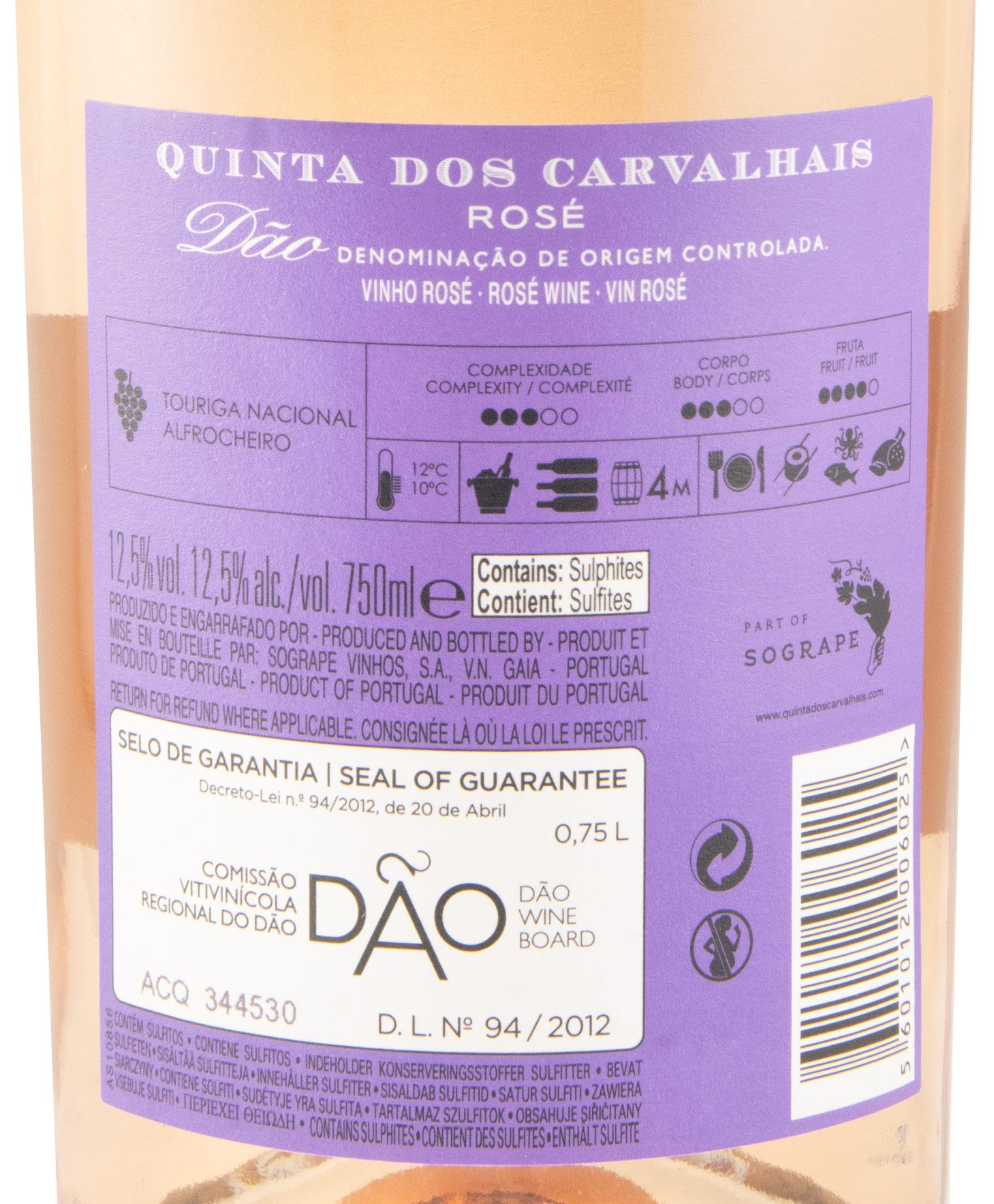 2023 Quinta dos Carvalhais rosé