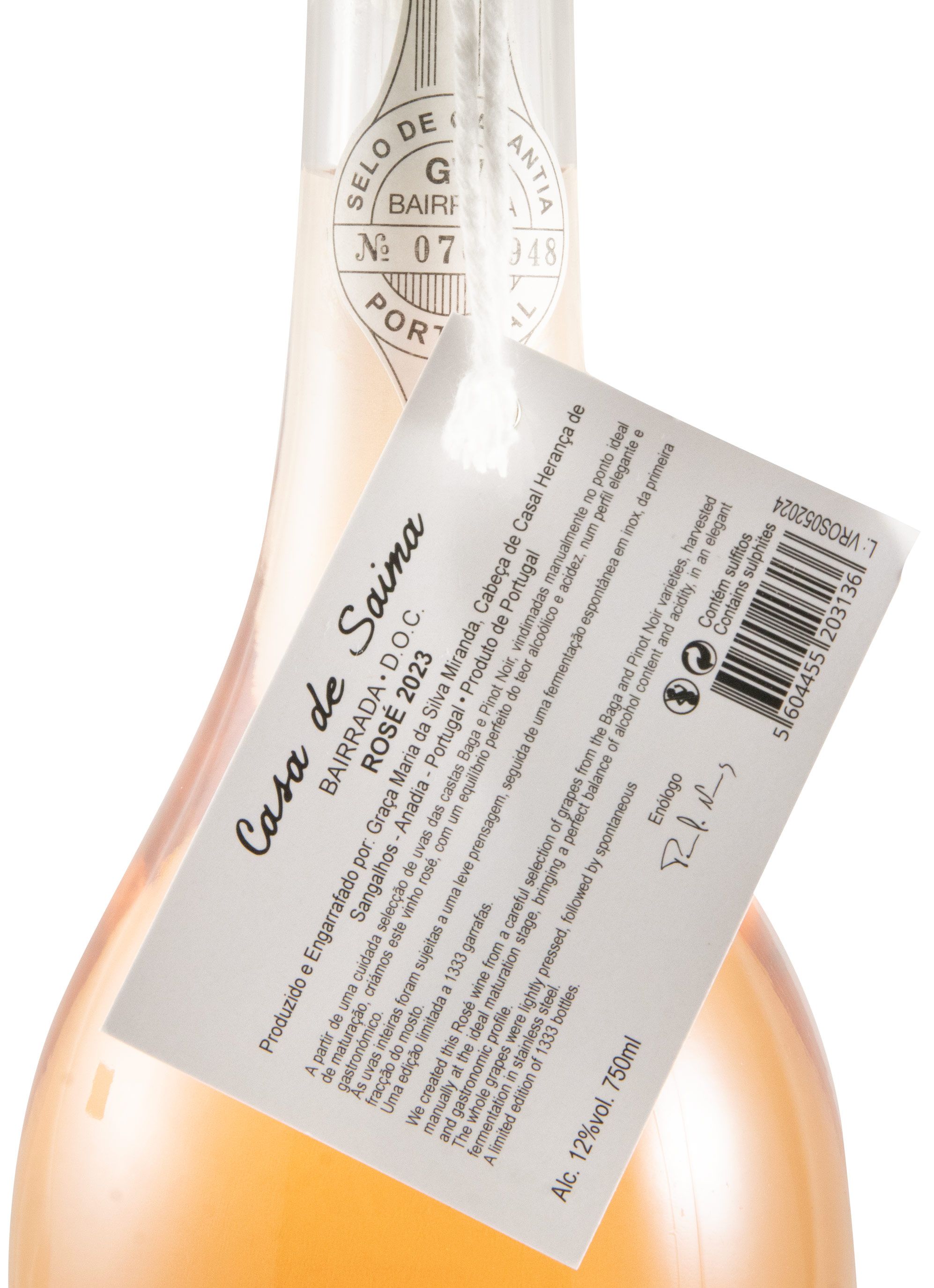 2023 Casa de Saima Baga & Pinot Noir rosé
