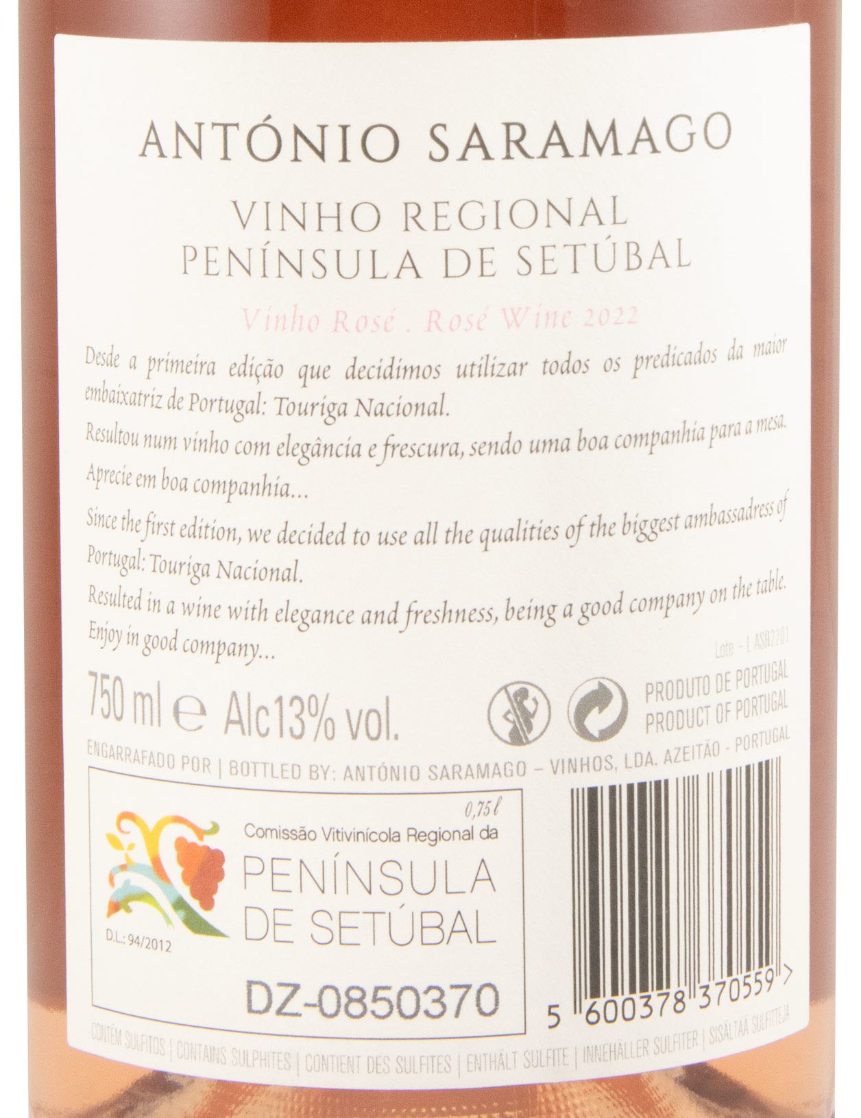 2022 António Saramago rosé