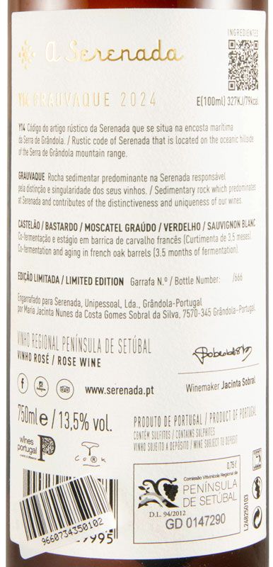2024 A Serenada Y14 Grauvaque rosé