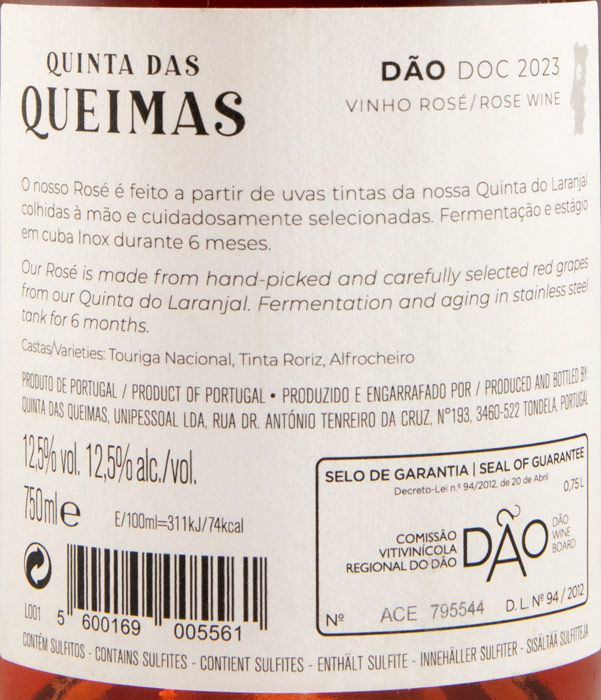 2023 Quinta das Queimas rosé