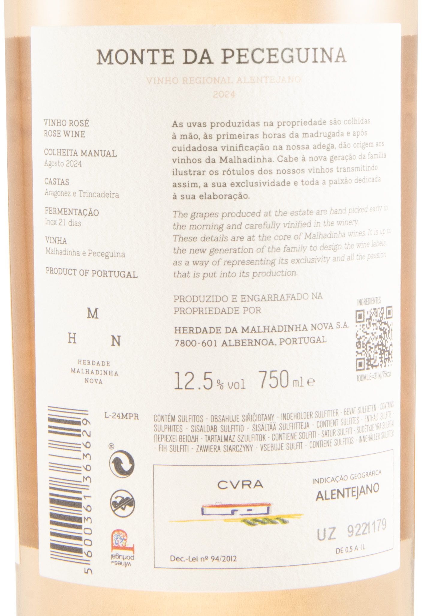 2024 Monte da Peceguina rosé