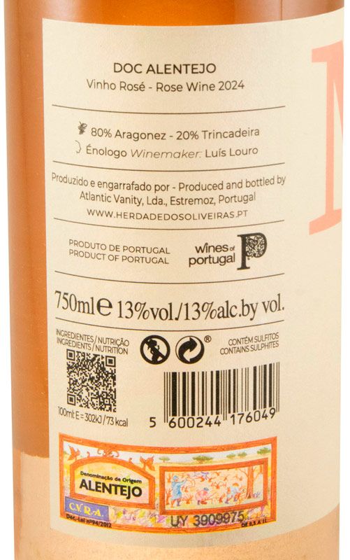 2024 Herdade dos Oliveiras Moz rosé