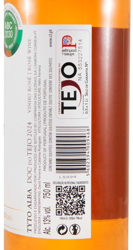 2024 Tyto Alba rosé